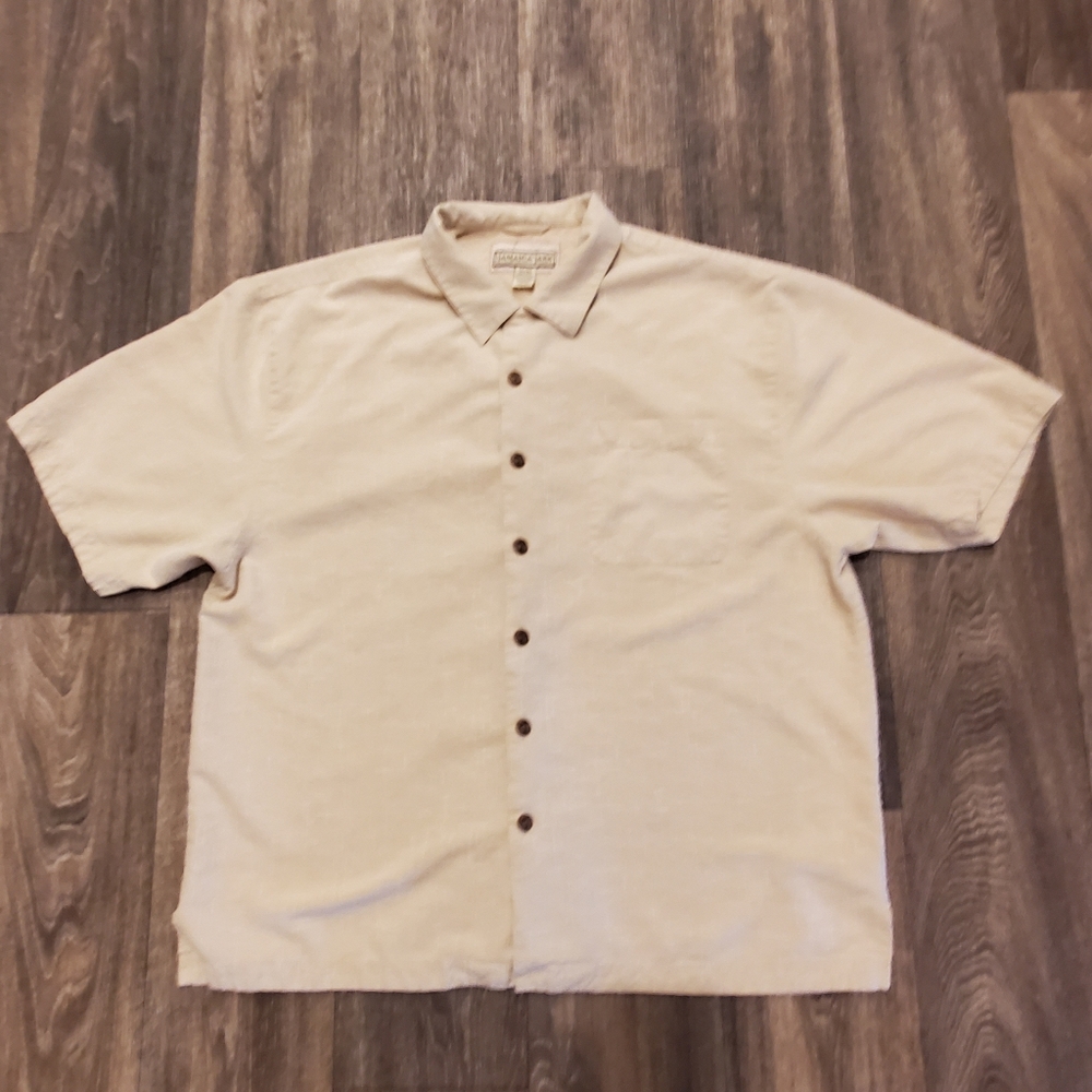 Jamaica Jaxx men's silk short sleeve shirt
